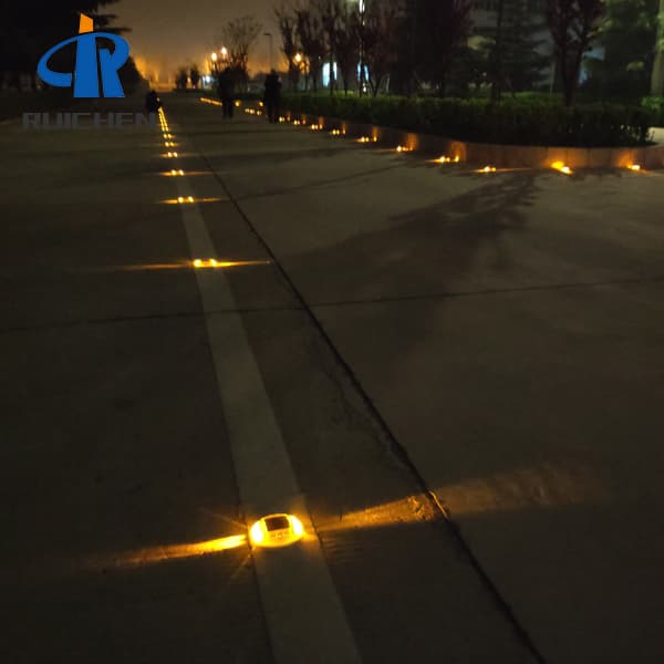 Blue Solar Cat Eyes Marker In Japan For Parking Lot